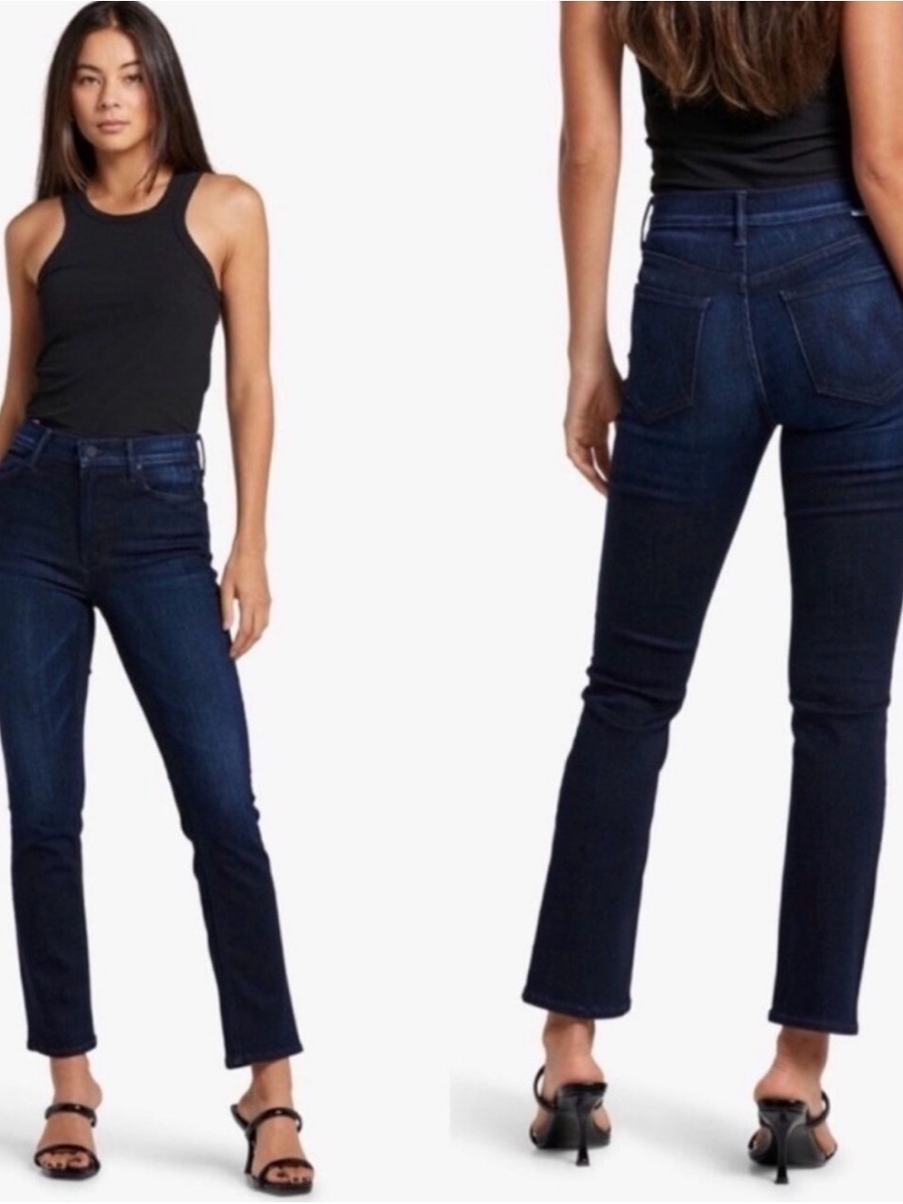 MOTHER The Mid Rise Dazzler Ankle Jeans in Now or Never size 28